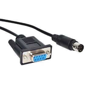 RS422 Interface DB9 D-SUB 9PIN to MINI DIN 8P MD8 Male Operating Unit Connect to Electric PLC 6XV1440-2P Cable(1.8M,DB9 F to MD8)