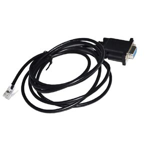 RS232 DB9 9-PIN to RJ11 RJ12 6P4C Adapter Serial Cable for J6 RS-232 Port Parameter DEBUGGER Console Controller KABLE(1.8M)