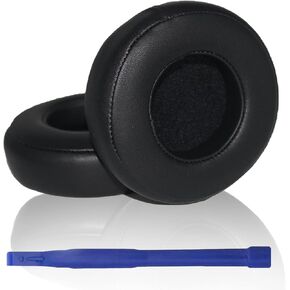 Adhiper Ear Pads Replacement Mixr Earpads Protein PU Leather Ear Cushion is Compatible with Mixr On-Ear Headphones (Black)