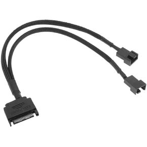 SATA 15 Pin to 3 Pin/4 Pin Laptop Motherboard CPU Fan Extension Cable Adapter
