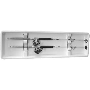 Marine Rod Box - Easily Store Fishing Rods Neatly and Out of The Way and Always on Hand - Port and Starboard Side - Clean Look, Easy to Install and Clean