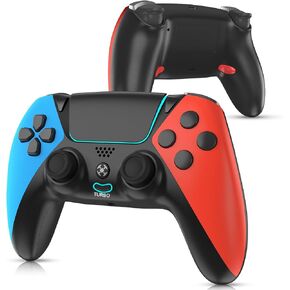 Replacement for PS5 Controller,No Drift Wireless Gamepad with Back Paddles,Motion Control, Turbo,Vibration