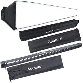 Aputure INFINIBAR PB12 Rectangular LED Light Modifier Softbox with 45-Degree Light Control Fabric Grid with Lightweight Collapsible Design for PB12 (2 Items)