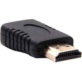 Plated to HDMI-Compatible Adapter Male to Female Converter for HDTV Full 1080p HDTV Camcorder