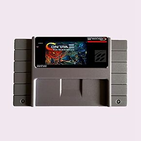 Royal Retro 16 Bit Contra III-The Alien Wars NTSC Big Gray Game Card For USA Version Game Player