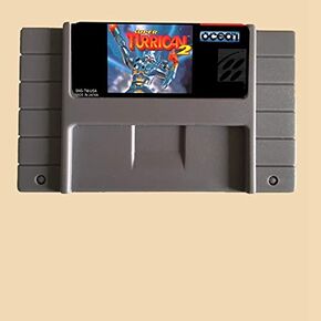 Royal Retro Super turrican 2 16 bit Big Gray Game Card For USA NTSC Game Player