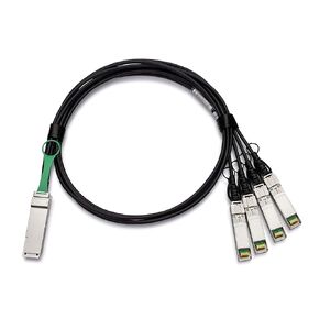 Compatible with Dell DAC-QSFP28-4SFP28-25G-1M 100G QSFP28 to 4xSFP+ Breakout Twinax Cable | 4x25Gb/s 1-Meter Passive DAC