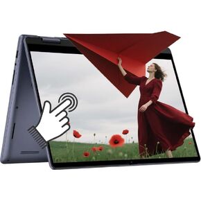 Dell Inspiron 14 7445 2-in-1 Laptop, 14" FHD+ Touchscreen, AMD Ryzen 5 8640HS(Beats i7-1255U), 16GB RAM, 1TB PCIe SSD, Backlit KB, Fingerprint Reader, Type-C, FHD Webcam, Win 11, w/BWE Accessories
