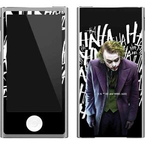 Skinit MECAL MP3 Player Skin متوافق مع iPod Nano (7th Gen & 2012) - Warner Bros Joker مرخص رسميًا The Dark Knight Design
