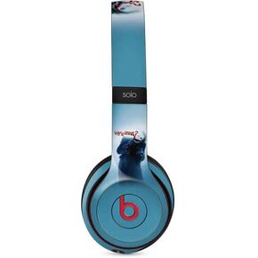 Skinit Decal Audio Skin Compatible with Beats Solo 2 Wireless - Officially Licensed Warner Bros Why So Serious Design