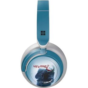 Skinit Decal Audio Skin Compatible with Surface Headphones - Officially Licensed Warner Bros Why So Serious Design