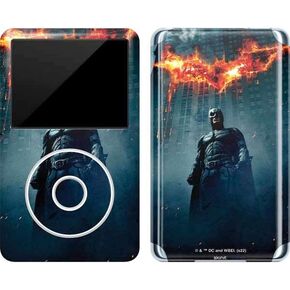Skinit Decal MP3 Player Skin Compatible with iPod Classic (6th Gen) 80GB - Officially Licensed Warner Bros The Dark Knight Fire Logo Design