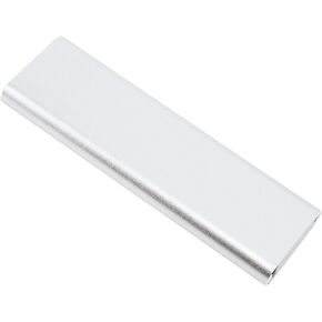 SSD Enclosure, High Speed Data Transfer Aluminium Alloy Shell Portable M.2 NVMe SSD Enclosure Lightweight USB3.1 Gen2 Type C for Cell Phone (with Type A Type C to Type C Double End Cable)