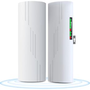 Pro Outdoor Wireless Bridge - Industrial 5.8GHz P2P Link for CCTV & Network Expansion | 1.86 Mile Range, 300Mbps with Enhanced Signal, IP67 Certified