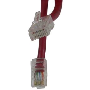 CAT-5E Cable 14 FT with Red Jacket (5-Pack)