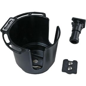 Scotty 311 Drink Holder w/Bulkhead/Gunnel Mount & Rod Holder Post Mount - Black