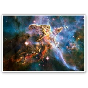 Squiddy Image of a Nebula Taken from NASA Telescope - Vinyl Sticker for Car, Laptop, Notebook (5" Wide)