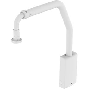 HANWHA TECHWIN SBP-156LMW Telescoping Parapet Mount for PTZ Dome Cameras, Bracket, White.