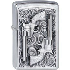 Zippo 2001654 No.200 Revolver Emblem Scareette Wighter