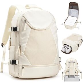 wepadre Travel Backpack Carry on Flight Approved Personal Item Backpack Carry On Backpack For Women Personal Item Travel Bag Mochila De Viaje Brown