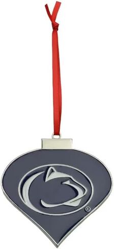 Ohio State Buckeyes Heart Christmas Metal Ornament in Saudi Arabia