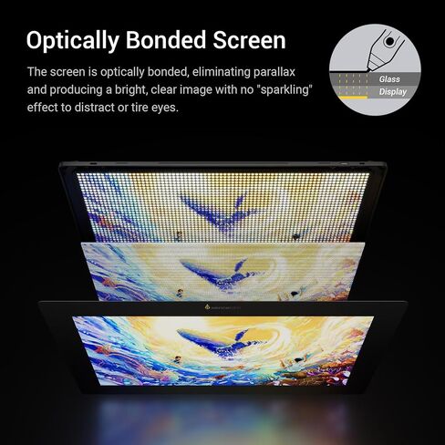 عرض Xencelabs Pen Display 16 حزمة مع مفاتيح سريعة ، 16 بوصة رسم محمول مع شاشة عرض تصميم رسومات مع شاشة مع أقلان من البطارية للفوز/الذراع/MacOS/Linux ، أسود in Kuwait