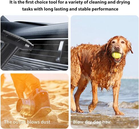 Air Duster, Jet Dryer Blower, 4000mAh Portable Electric Air Duster, No Canned Air Duster Replace Compressed Air Can, Jet Fan for Car Dry, Keyboard Computer Cleaning,Air Bed,Hair in Saudi Arabia