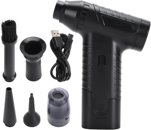 Air Duster, Jet Dryer Blower, 4000mAh Portable Electric Air Duster, No Canned Air Duster Replace Compressed Air Can, Jet Fan for Car Dry, Keyboard Computer Cleaning,Air Bed,Hair in Saudi Arabia