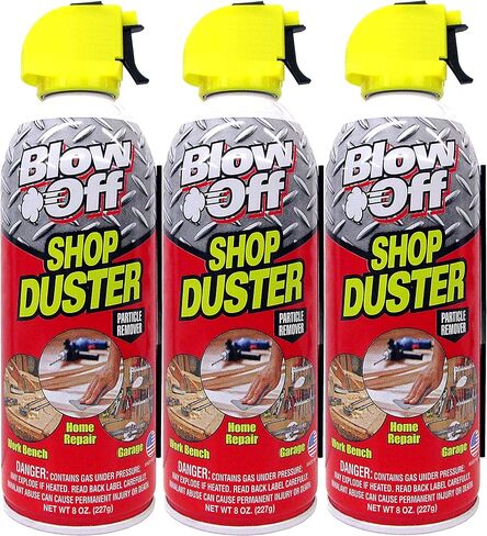 Max Professional BlowOff Shop Duster Compressed Air Duster 8oz - Electronics, Computers, Workshop (3 Units) in Kuwait