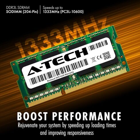 A-Tech 8GB RAM لـ Dell Inspiron 3451 ، 3531 ، 3551 ، 5451 ، 5551 LAPTOP | DDR3/DDR3L 1333MHz PC3L-10600 SODIMM 2RX8 in Kuwait