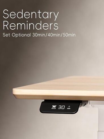 Standing Desk Frame 2 Stages with Smart Paddle Controller.Gyroscope Sensitive to collisions.Heavy Duty Adjustable Desk Frame for 40 to 72 inch Table Tops,Dual Motor,Load 275 lbs.White in Saudi Arabia