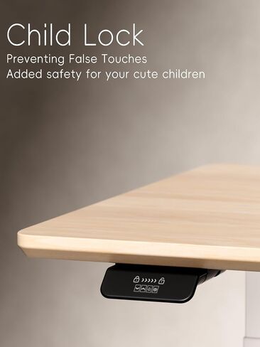 Standing Desk Frame 2 Stages with Smart Paddle Controller.Gyroscope Sensitive to collisions.Heavy Duty Adjustable Desk Frame for 40 to 72 inch Table Tops,Dual Motor,Load 275 lbs.White in Saudi Arabia