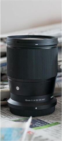 Sigma 16mm f/1.4 DC DN Contemporary Lens for Nikon Z Mount with Advanced Accessory & Travel Bundle | 402973 | Sigma 16mm f/1.4 Nikon Z Lens in Kuwait