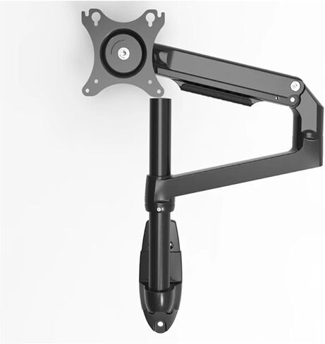 V62W-450 Wall Mount Full Motion Monitor Mount Arm Aluminum Mechanical Spring Arm Monitor Stand(Silver - 45cm Pole) in Saudi Arabia