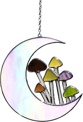 Sensory4u الزجاج الملون Suncatchers نافذة معلقة جدار الفن عنصر الألوان الأرضية التصميم الحديث - مجموعة 7 قطعة in Kuwait