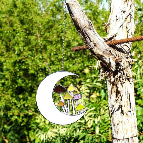 Sensory4u الزجاج الملون Suncatchers نافذة معلقة جدار الفن عنصر الألوان الأرضية التصميم الحديث - مجموعة 7 قطعة in Kuwait