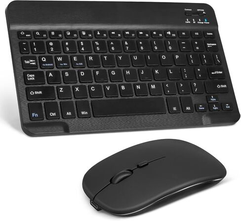 Urbanx Reconbable Bluetooth Keyboard و Mouse Combo Ultra Compact Slim Slim Size-Size and Frant in Saudi Arabia