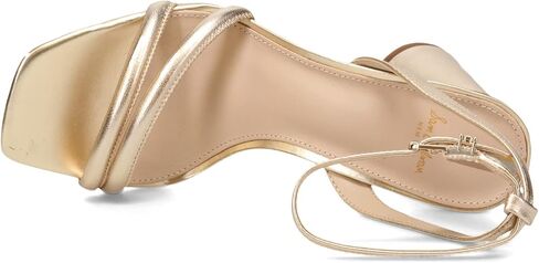 Sam Edelman Women's Kia Heeled Sandal, Gold Leaf, 9 in Saudi Arabia
