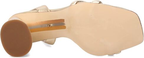 Sam Edelman Women's Kia Heeled Sandal, Gold Leaf, 9 in Saudi Arabia