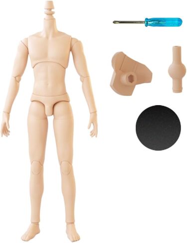 YMY Female Doll Body Obitsu22 Obitsu24 BJD girl Doll for GSC, Blythe,ICY,1/6 Scale Bjd Doll Head (normal white-22cm) in Kuwait