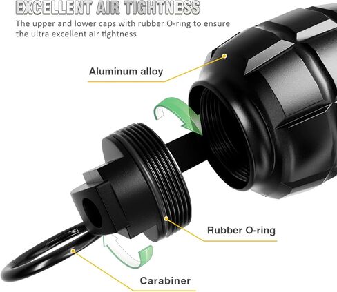 edcfans Waterproof Container, Outdoor Survival Camping Hiking in Kuwait