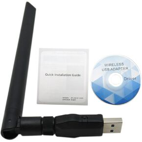 WiFi Adapter for Gaming 1200Mbps, USB 3.0 Wireless Adapter Dual Band 5GHz 802.11 AC WiFi Dongle Support Desktop PC Laptop Windows XP/Vista/7/8/10 Mac 10.6-10.15