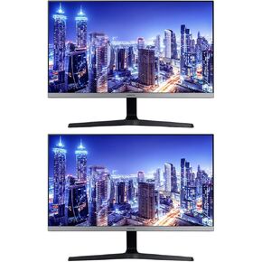 SAMSUNG UR55 28-inch 2160P 4K UHD Borderless IPS LCD ViewFinity Monitor, 2-Pack Bundle with, DisplayPort, HDMI, USB (U28R550UQN)