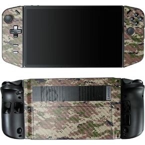 Carbon Fiber Gaming Skin Compatible with Lenovo Legion Go - Green Wheat Fields - Premium 3M Vinyl Protective Wrap Decal Cover - Easy to Apply | Crafted in The USA by MightySkins