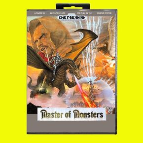 Master of Monsters MD Game Card 16 Bit USA Cover for Sega Megadrive Genesis Video Game Cantole Cantole Cantole Cartridge