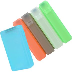 Uonlytech 5Pcs Hard Disk Protector Storage Box Shockproof Hard Drive Cases Durable Plastic Easy to Open Manage Your Hard Drives Efficiently