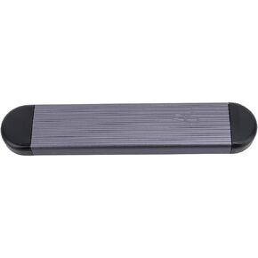 SSD Enclosure, Aluminum Alloy Case UASP Compliant 2 Ports M.2 NGFF SSD Enclosure Adapter Simple Installation for 2260 2280 (Deep Space Gray)