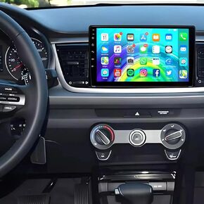 Car Radio Stereo Fit for Kia Rio 2018 2019 2020 2021 2022 2023-9 inch Touchscreen Car Stereo w/Carplay Android Auto WiFi GPS Navigation Multimedia Player Backup Camera Mirror Link 2+32G