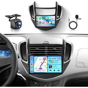 Android 13 4G+64G Radio for Chevy Trax 2014 2015 2016 Car Stereo with Wireless Carplay Android Auto,5.0 Bluetooth 32EQ,9inch 1280x720P IPS Touch Screen,FM/RDS GPS WiFi AHD Backup Camera