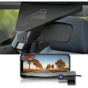 Fitcamx Dual 2160P+Rear 1080P Dash Cam for 2025 Acura MDX & Type S (HD2-D4600), OEM Factory Style, 2 Way HD Video, Loop Recording, Built-in WiFi & APP, Gravity Sensor, Easy to Operate, 128GB Card